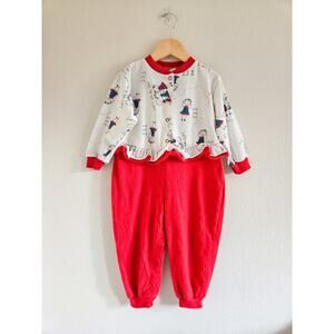 Hearts & Triangles Vintage Toddler Romper With Hopscotch Kids
